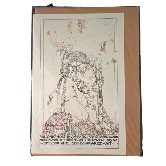 Vintage Elgin Court Design, blank card, NIP, 1974, England - Picture 1 of 2